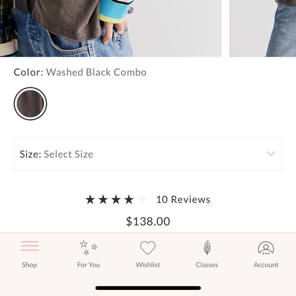 NWT free people combo Med so cute not brownish like shown gray - Picture 7 of 7